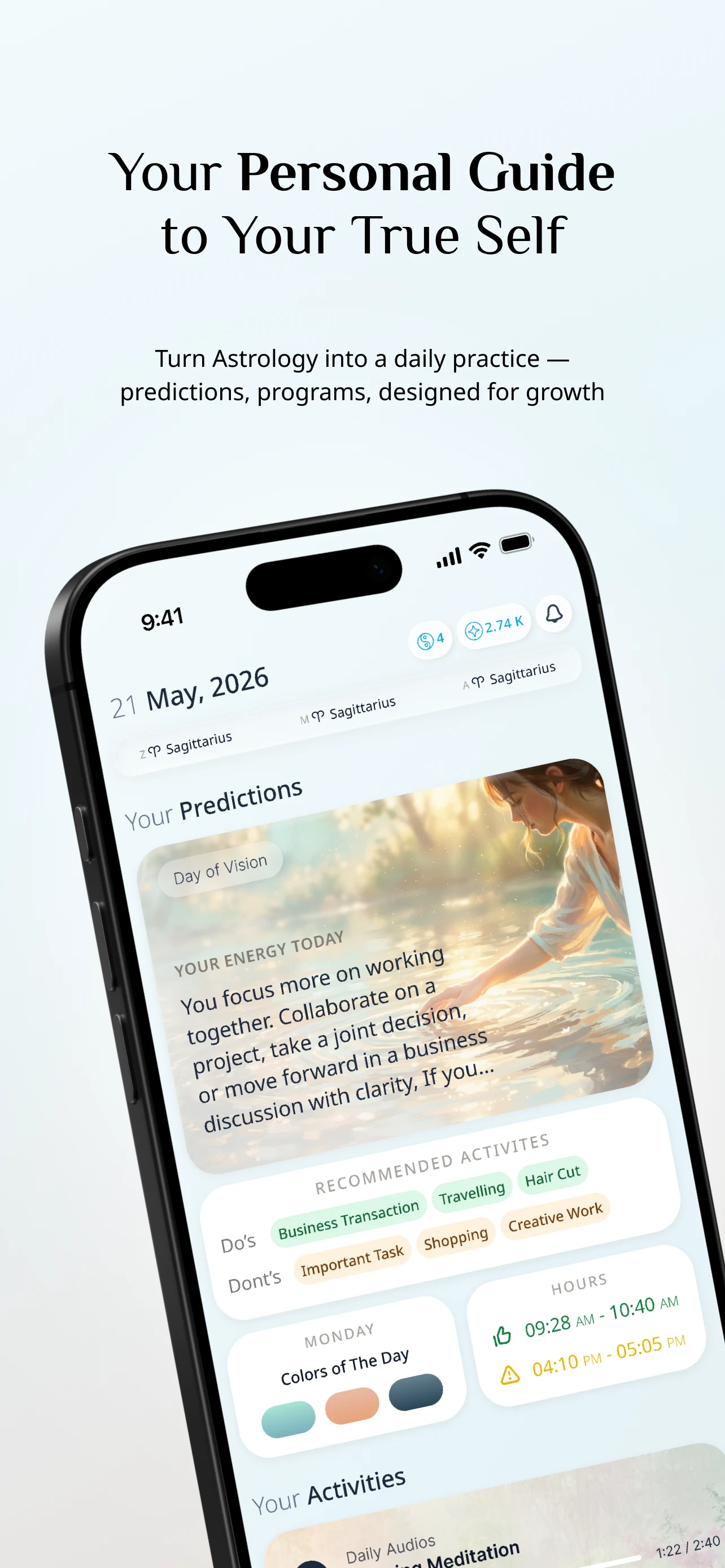 Astro Coach. Lunar Calendar screenshot